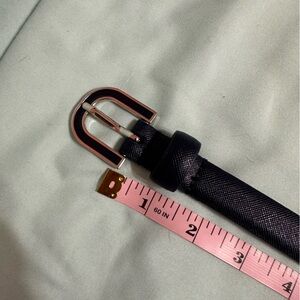 Women’s Navy Blue Textured Belt